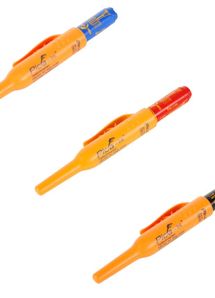 Pica INK Baumarker Tieflochmarker in rot ( 150/40 ) + blau ( 150/41 ) + schwarz ( 150/46 ) - Toolbrothers