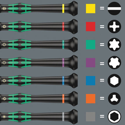 WERA juego de destornilladores de precisión para mecánica Kraftform Micro Big Pack 1 25 piezas ( 4000829814 )