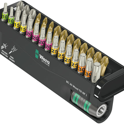 WERA Bit-Check 30 Wood TX HF 1 30-częściowy zestaw bitów ( 4000829912 )