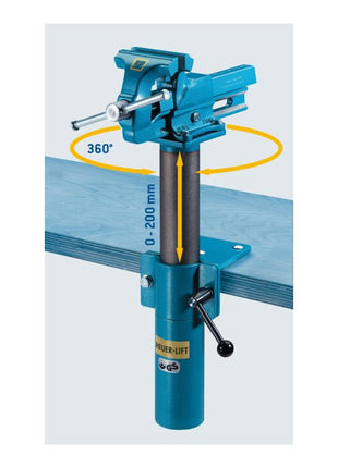 Dispositivo di regolazione in altezza HEUER Lift per larghezza ganasce 120 mm ( 4000830375 )