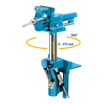 HEUER folding and height adjustment device for jaw width 140 mm ( 4000830379 )