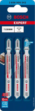 BOSCH Lama per seghetto alternativo Laminate Clean T 128 BHM Lunghezza totale 92 mm ( 4000837454 )