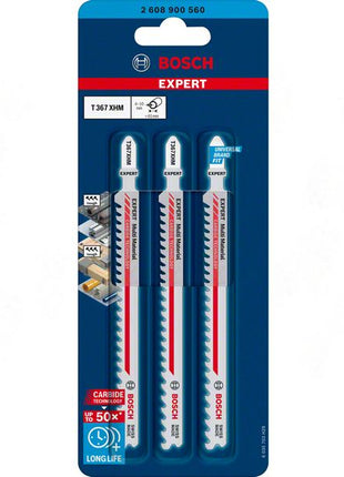 BOSCH jigsaw blade Expert Multi Material T 367 XHM overall length 132 mm ( 4000837475 )