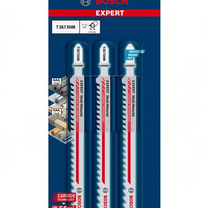 Brzeszczot do wyrzynarki BOSCH Expert Multi Material T 367 XHM długość całkowita 132 mm ( 4000837475 )
