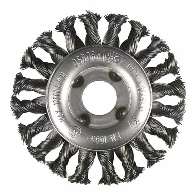 Spazzola rotonda OSBORN Ø 125 mm spessore del filo 0,35 mm ( 4000840126 )