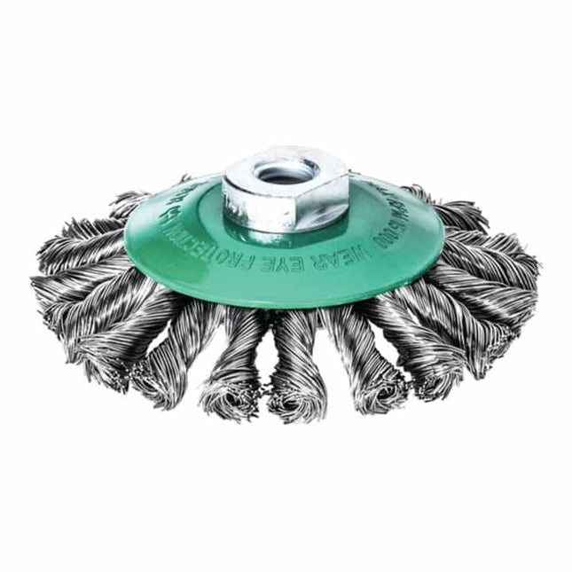 LESSMANN tapered brush Ø 115 mm M14 wire thickness 0.5 mm ( 4000840754 )