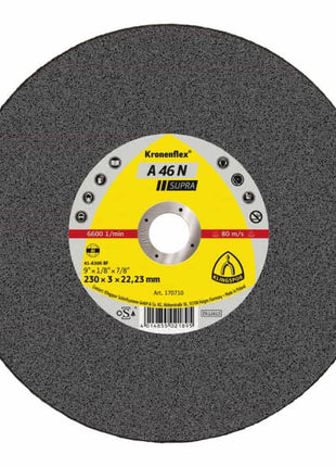 KLINGSPOR cutting disc A 46 N Supra D230x3mm straight ( 4000841039 )