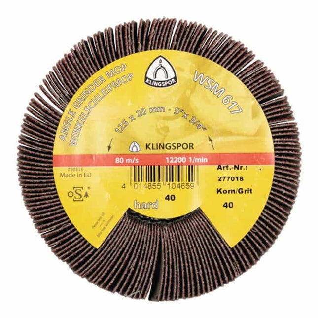KLINGSPOR ruota abrasiva WSM 617 40 marrone ( 4000843646 )