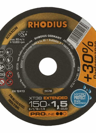 RHODIUS Trennscheibe XT38 D125x1mm gerade ( 4000843742 )