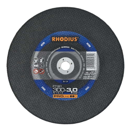 Disco da taglio RHODIUS FT30 D300x3mm diritto ( 4000843835 )