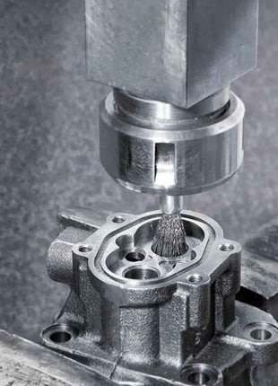 LESSMANN brush Ø 17 mm shaft 6 mm wire thickness 0.3 mm ( 4000844890 )