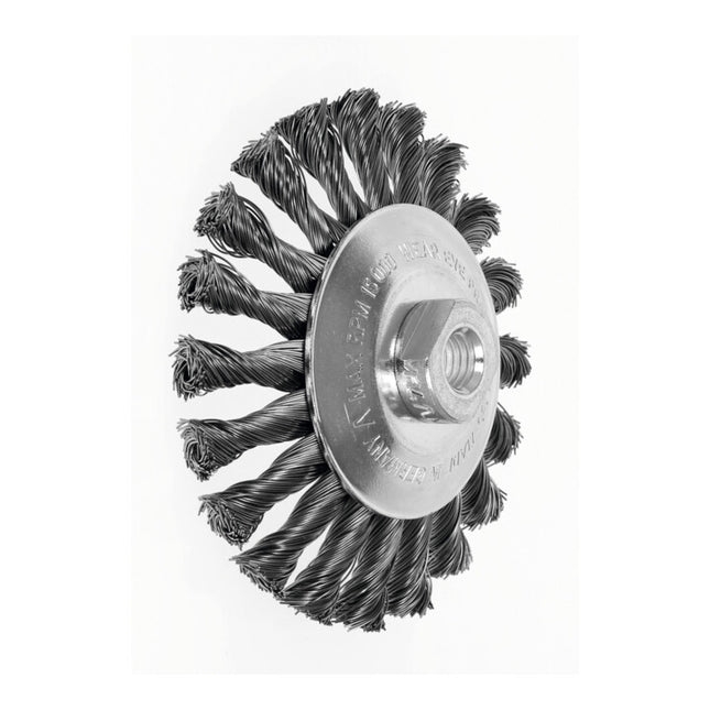 LESSMANN Kegelbürste Ø 115 mm Gewinde Drahtstärke 0,5 mm ( 4000844924 )