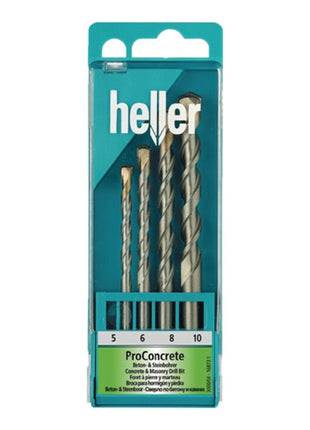 HELLER concrete/stone drill set ISO5468 4-piece ( 4000864360 )