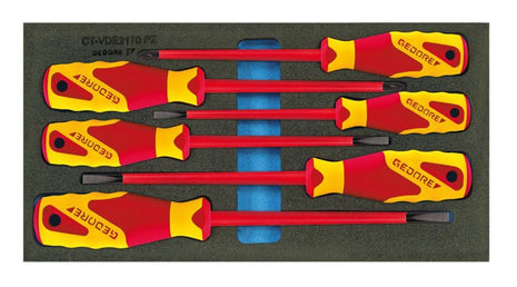 GEDORE tool module 1500 CT1-VDE 2170 PZ 6-piece 1/3 module ( 4000881237 )