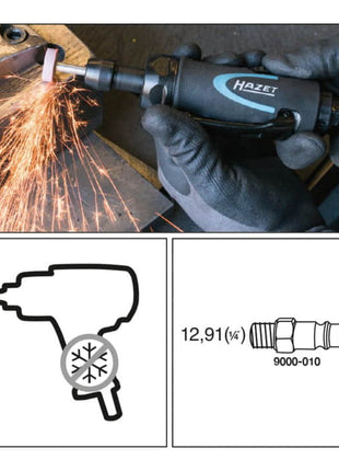 HAZET Druckluftstabschleifer 9032N-1 2000-25000 min-¹ ( 4000898931 )