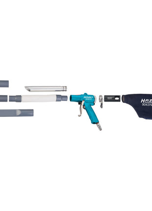 HAZET compressed air suction/blow gun 9043N-10 Air consumption 96 l/min ( 4000898942 )