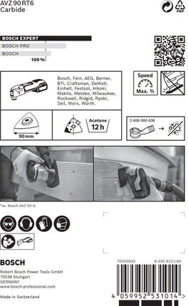 BOSCH Juego de platos lijadores Expert Plato lijador AVZ 90 RT6 ( 4000908757 )