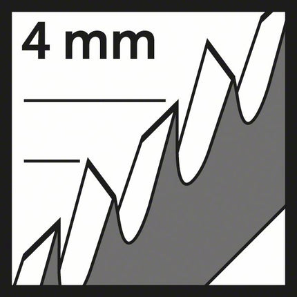 BOSCH Jigsaw blade T 744 D Speed for Wood L.180mm tooth pitch 4mm ( 4000909194 )