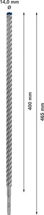 Trapano a percussione BOSCH Expert SDS-7X Ø 18,0 mm lavoro l.400 mm l.450 mm ( 4000909488 )