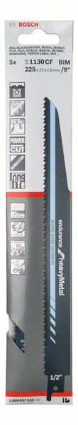 BOSCH Reciprocating saw blade S 1130 CF Length 225 mm Width 22 mm ( 4000909618 )