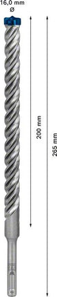 BOSCH martillo perforador Expert SDS-7X Ø 16,0 mm trabajo l.200 mm l.265 mm ( 4000909964 )