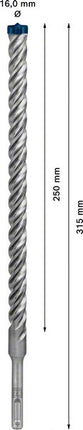 BOSCH martillo perforador Expert SDS-7X Ø 16,0 mm trabajo l.250 mm l.315 mm ( 4000909965 )