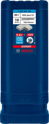 BOSCH Foret marteau Expert SDS-7X D. 10 mm L.de travail 100 mm L.165 mm ( 4000909990 )