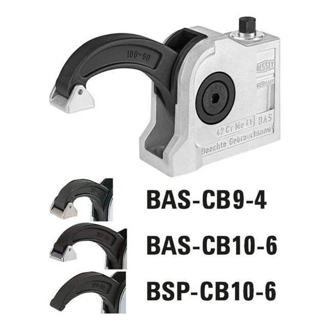 Pinza compacta BESSEY BAS Altura de sujeción 97 mm Proyección 60 mm ( 4123716050 )