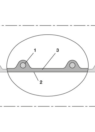 NORRES AIRDUC(R) PUR 351 Tubo di aspirazione e mandata per alimenti Ø interno 70 mm Ø esterno 79,00 mm ( 4501400122 )