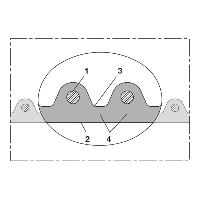 NORRES suction and delivery hose AIRDUC(R) PUR 356 AS inner Ø 40 mm ( 4501400202 )