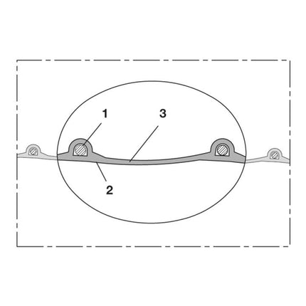 NORRES PROTAPE(R) PVC 310 wąż ssący i dmuchawa, Ø wewnętrzna 125-127 mm ( 4501400277 )