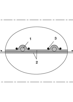 Tubo di aspirazione e soffiaggio NORRES SIL 391 TWO Ø interno 114 mm ( 4501400671 )