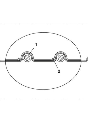 NORRES suction and blower hose SuperFlex PVC 372 inner Ø 70 mm ( 4501400792 )
