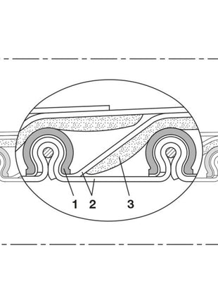 NORRES Absaug- und Gebläseschlauch TIMBERDUC® PUR 531 AS Innen-Ø 110 mm ( 4501400803 )