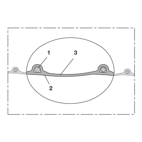 NORRES PROTAPE(R) PUR 330 FOOD suction and blower hose inner diam. 40 mm outer diam. 47 mm ( 4501402202 )