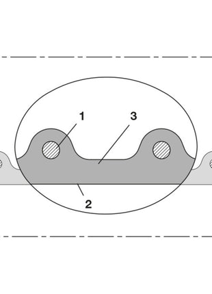 NORRES AIRDUC(R) PUR-INOX 355 FOOD-AS suction and delivery hose Inner Ø 25 mm Outer Ø 32.00 mm ( 4502401020 )