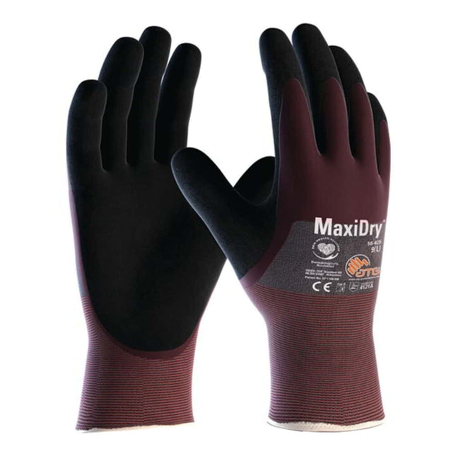 ATG Gant MaxiDry® 56-425 taille 8 lilas/noir ( 4702000161 )