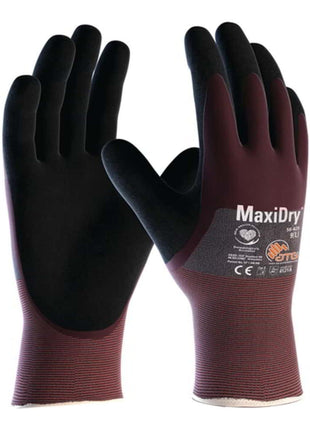 Guantes ATG MaxiDry® 56-425 talla 9 violeta/negro ( 4702000162 )