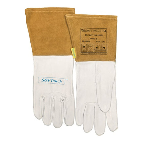 Guanti da saldatura WELDAS taglia XL (9,5) naturale/arancio ( 4702005018 )