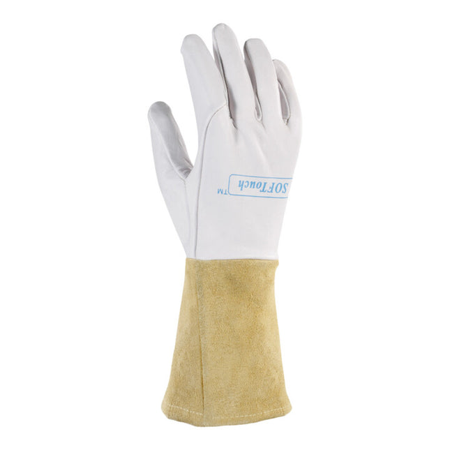 Guantes de soldadura WELDAS talla XXL (10.5) natural/naranja ( 4702005019 )