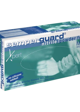 SEMPERMED Rękawiczki jednorazowe SEMPERGUARD NITRIL XPERT SEMPERMED rozmiar 8-9 niebieskie ( 8000140617 )