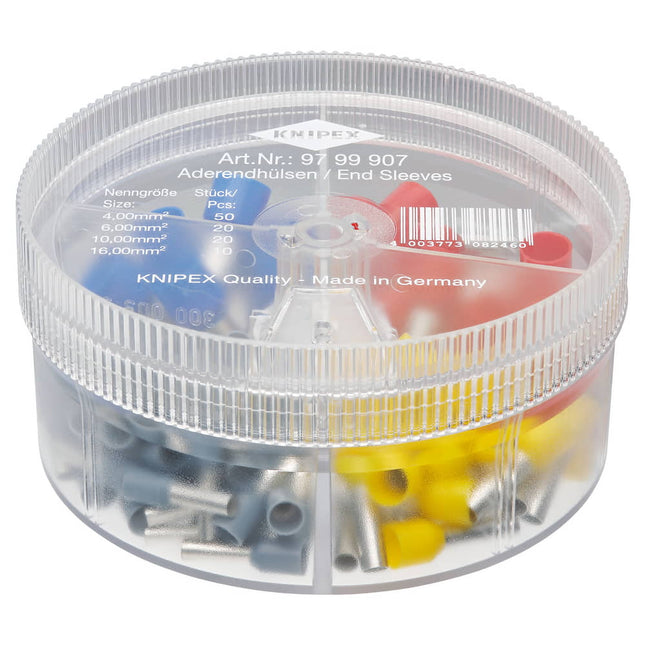 KNIPEX boîte d'assortiment 100 pièces 4,0 - 16,00 mm² ( 8000331592 )