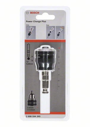 Adaptador BOSCH Power-Change + Hex 11 mm (7/16) sin taladro ( 8000339494 )