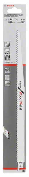 BOSCH Reciprocating saw blade S 1411 DF Length 300 mm Width 19 mm ( 8000343741 )