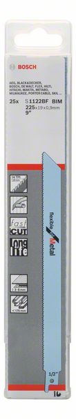 BOSCH Reciprocating saw blade S 1122 BF Length 225 mm Width 19 mm ( 8000343759 )