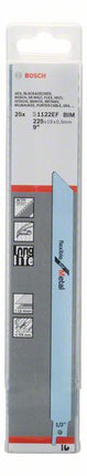 BOSCH Reciprocating saw blade S 1122 EF Length 225 mm Width 19 mm ( 8000343763 )