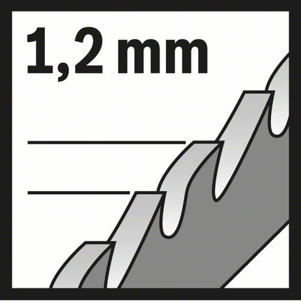 Hoja de sierra de calar BOSCH T 321 AF longitud total 132 mm ( 8000345987 )