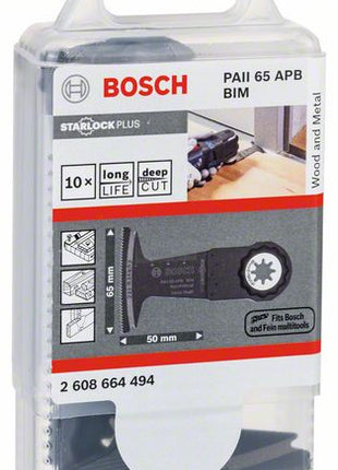 BOSCH Plunge-cut saw blade PAII 65 APB Width 65 mm Plunge depth 50 mm ( 8000346241 )