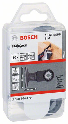Hoja de sierra de inmersión BOSCH AII 65 BSPB Anchura 65 mm Profundidad de inmersión 40 mm ( 8000346258 )