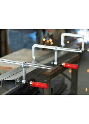 BESSEY all-steel screw clamp classiX Clamping width 400 mm Projection 120 mm ( 8000350803 )